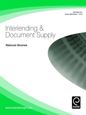cover image of Interlending & Document Supply, Volume 38, Issue 1